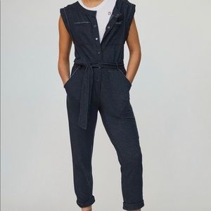 Anthropologie Daily Practice Utility Jumpsuit - Blue - Medium